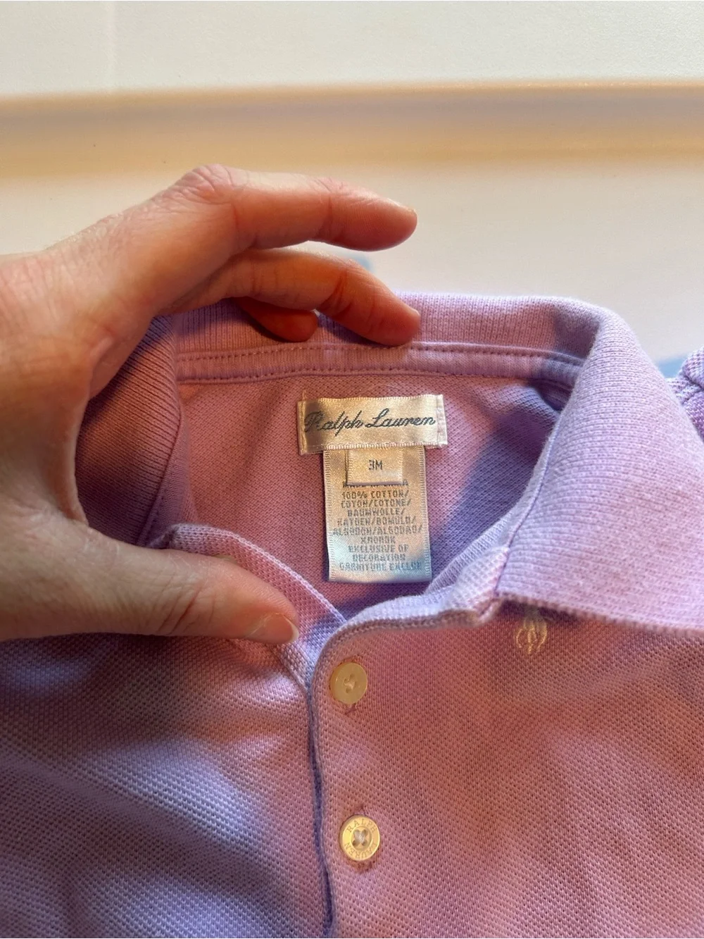 Ralph Lauren Lavender Polo Shirt Dress for Girls